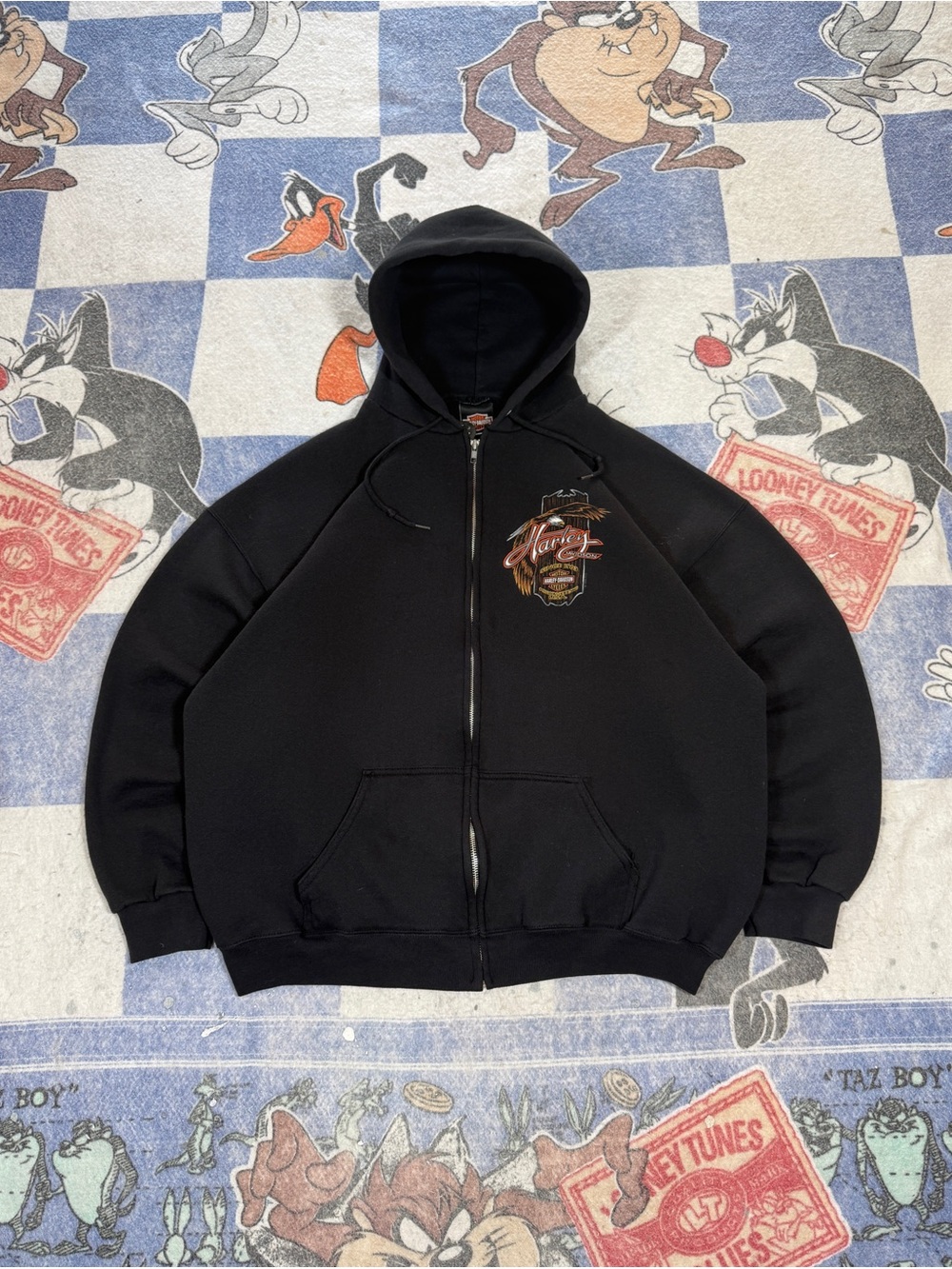 Vintage Harley zip up jacket